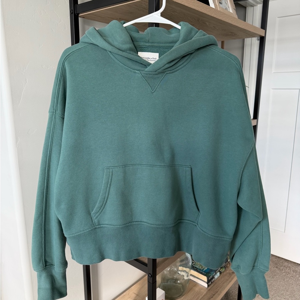 Abercrombie & Fitch Green Hoodie